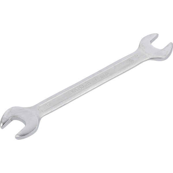 KLUCZ PŁASKI Z POLEROWANĄ GŁÓWKĄ 16X17 MM YT-0372