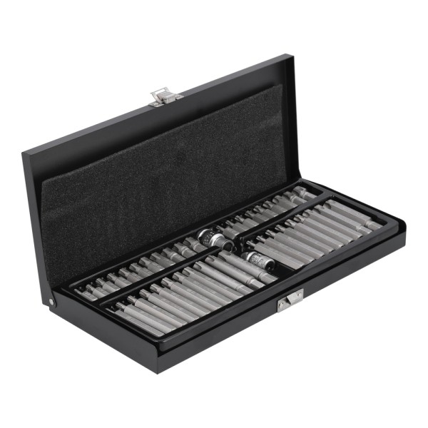 KOŃCÓWKI WKRĘTAKOWE RIBE, TORX SECURITY, ZESTAW 42 SZT. YT-0420