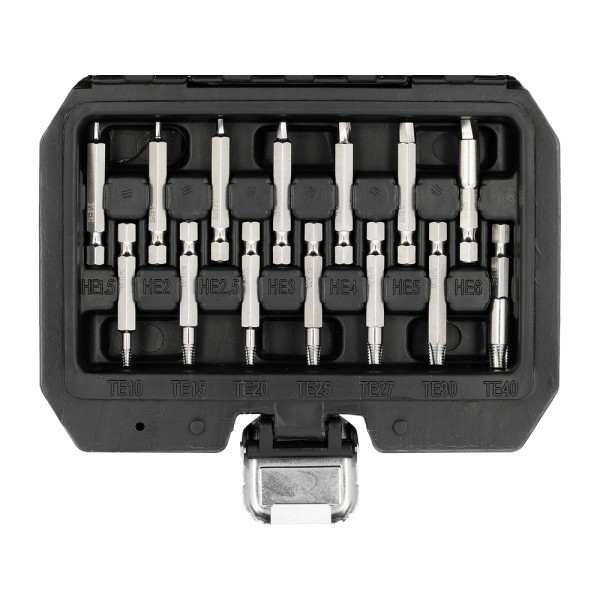 ZESTAW BITÓW DO OBROBIONYCH ŚRUB 19 ELEMENTÓW YT-04584