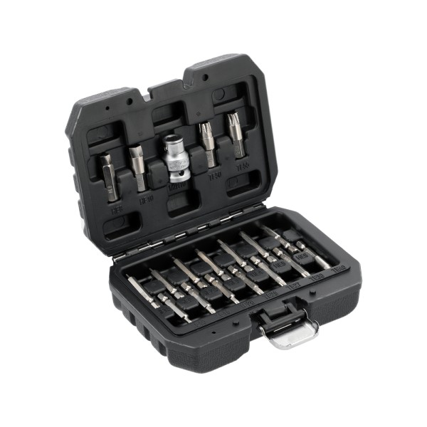 ZESTAW BITÓW DO OBROBIONYCH ŚRUB 19 ELEMENTÓW YT-04584