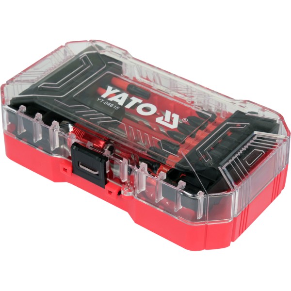 ZESTAW UDAROWYCH KOŃCÓWEK ŚRUBOKRĘTOWYCH 18 SZT. YT-04615