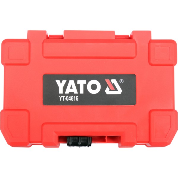 ZESTAW UDAROWYCH KOŃCÓWEK ŚRUBOKRĘTOWYCH 37 SZT. YT-04616