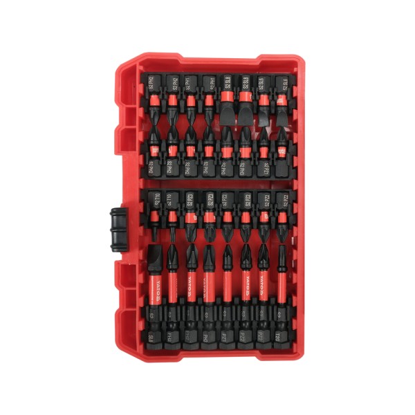 ZESTAW UDAROWYCH KOŃCÓWEK ŚRUBOKRĘTOWYCH 54 SZT. YT-04617