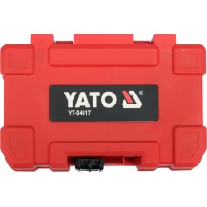 ZESTAW UDAROWYCH KOŃCÓWEK ŚRUBOKRĘTOWYCH 54 SZT. YT-04617