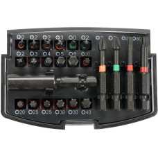 ZESTAW UDAROWYCH KOŃCÓWEK ŚRUBOKRĘTOWYCH 23 SZT. YT-04621