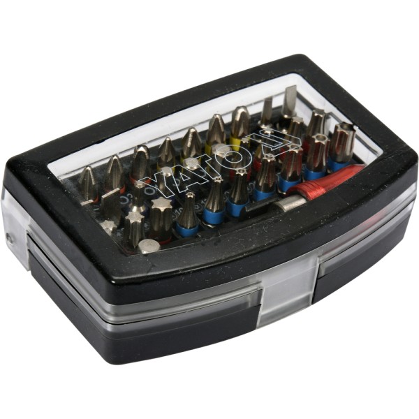 ZESTAW KOŃCÓWEK ŚRUBOKRĘTOWYCH 32 SZT. YT-04622