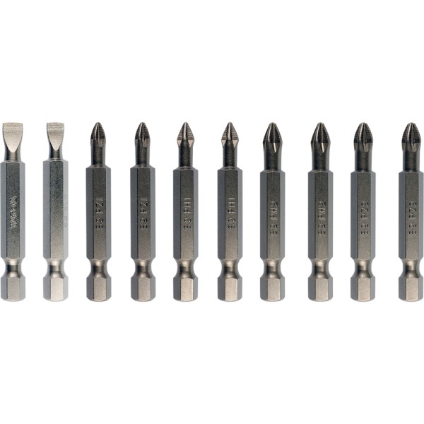 ZESTAW GROTÓW DO WKRĘTARKI 50 MM, MIX, 10 SZT. YT-04832