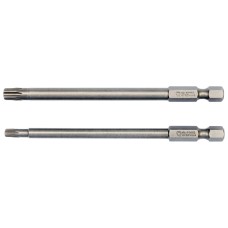 KOŃCÓWKI WKRĘTAKOWE 1/4'', 2 SZT., TORX SECURITY: T20X100MM, T30X100MM YT-0492