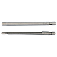 KOŃCÓWKI WKRĘTAKOWE 1/4'', 2 SZT., HEX TAMPERPROOF: 4X100MM, 6X100MM YT-0495