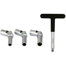 ZESTAW KLUCZY DO ŚWIEC ŻAROWYCH 4 ELEMENTY YT-05347