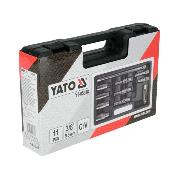 ZESTAW DO ŚWIEC ŻAROWYCH ISKROWYCH I SONDY LAMBDA 11 ELEMENTÓW YT-05348