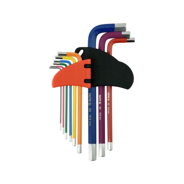 ZESTAW KLUCZY IMBUSOWYCH 1,5-10MM, 9SZT. YT-05631