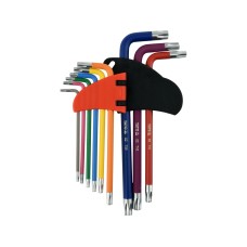 ZESTAW KLUCZY TORX TAMPERPROOF T10-T50 9SZT. YT-05633