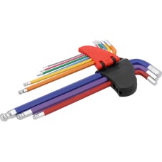 ZESTAW KLUCZY IMBUSOWYCH, KULA 1,5-10MM,9SZT YT-05635