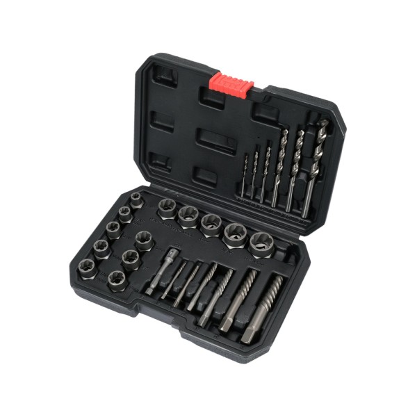 UNIWERSALNY ZESTAW WYKRĘTAKÓW DO ŚRUB, SZPILEK 26 CZĘŚCI YT-05893