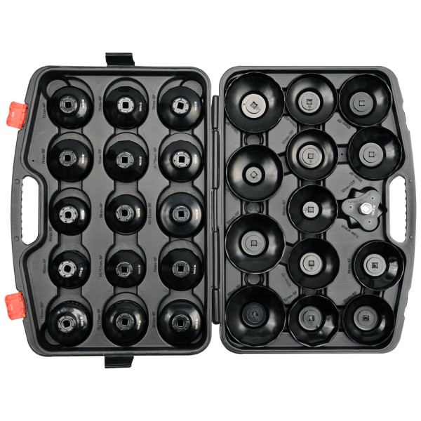 KLUCZE NASADOWE DO FILTRÓW OLEJU, ZESTAW 30 SZT. YT-0596