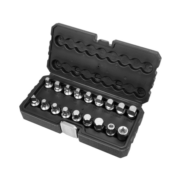 ZESTAW KLUCZY DO KORKÓW OLEJU 18 CZĘŚCI YT-05991