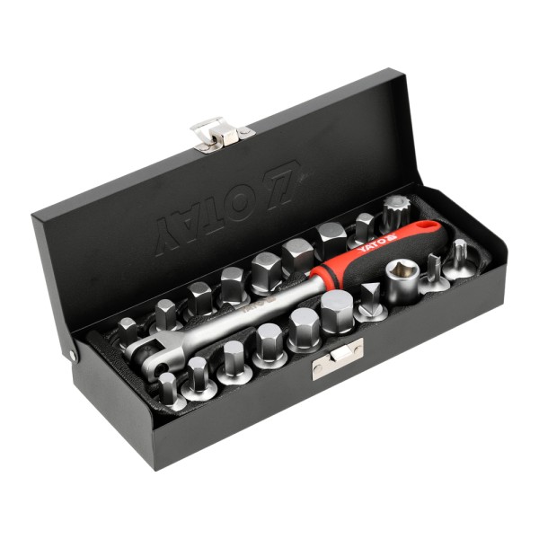 ZESTAW KLUCZY DO KORKÓW OLEJU 20 ELEMENTÓW YT-05992