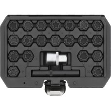 ZESTAW NASADEK DO ŚRUB ZABEZPIECZAJĄCYCH AUDI 22 ELEMENTY YT-060304