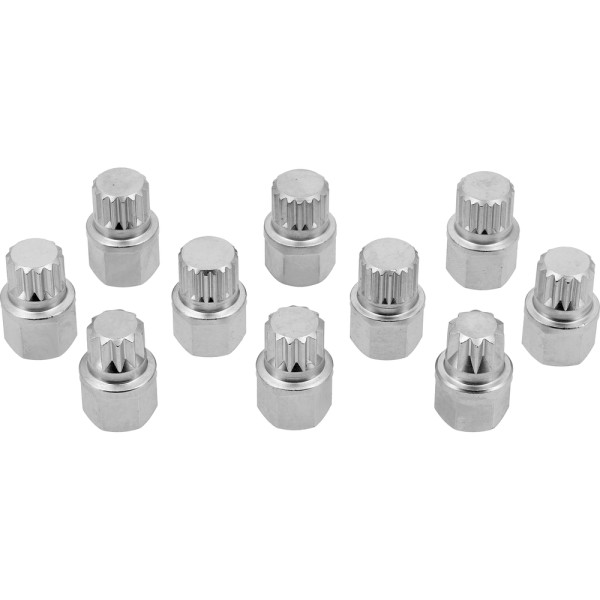 ZESTAW NASADEK DO ŚRUB ZABEZPIECZAJĄCYCH VAG 10 ELEMENTÓW YT-060393