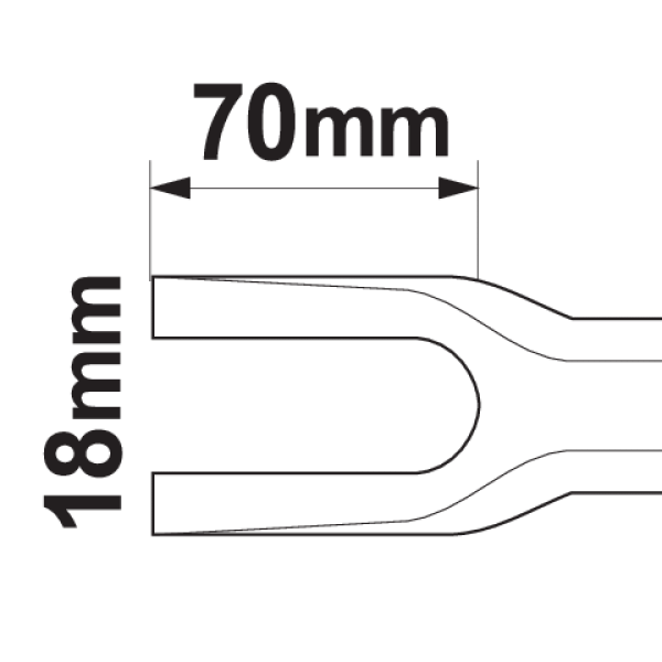 ŚCIĄGACZ DO DRĄŻKÓW KIEROWNICZYCH 200 MM YT-0615