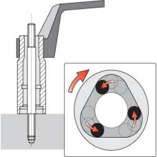 WYKRĘTAKI DO SZPILEK, ZESTAW 4 SZT. YT-0620