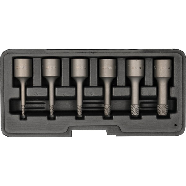 WYKRĘTAKI DO SZPILEK 3/8'', ZESTAW 6 SZT. YT-0623