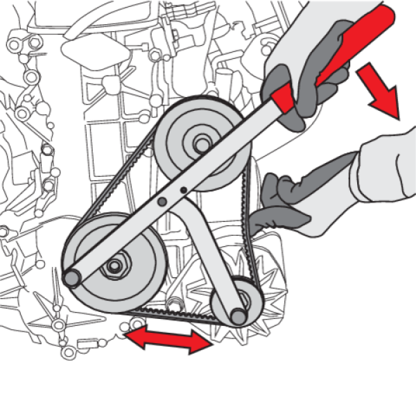 KLUCZ DO NAPINANIA KOŁA PASOWEGO YT-0627