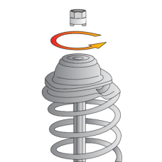 KLUCZE DO MOCOWANIA AMORTYZATORÓW, ZESTAW 39 SZT. YT-0628