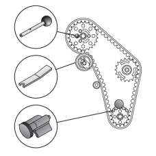 BLOKADA DO KÓŁ ROZRZĄDU VW 1,9 TDI YT-0632