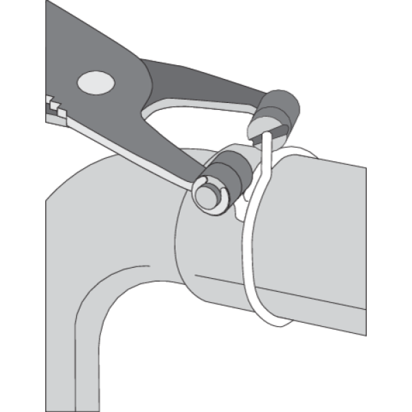 SZCZYPCE WYGIĘTE DO OPASEK ROZPRĘŻNYCH YT-0651