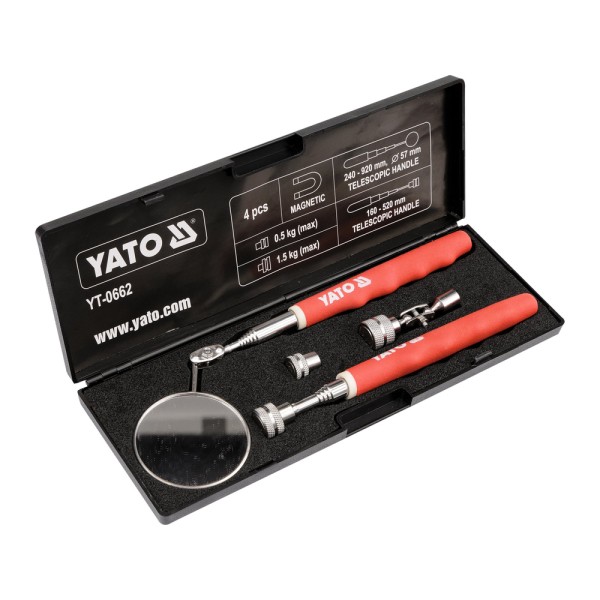 ZESTAW INSPEKCYJNY LUSTERKO+CHWYTAK YT-0662