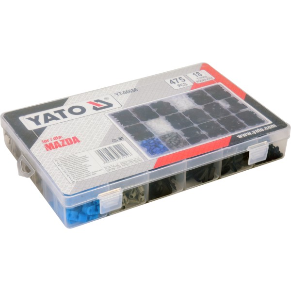 ZESTAW SPINEK SAMOCHODOWYCH MAZDA 475 SZT. YT-06658