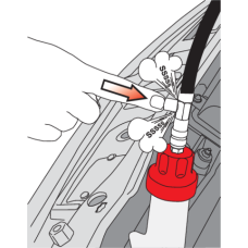 ZESTAW DO DIAGNOSTYKI I OBSŁUGI UKŁADU CHŁODZENIA, ZAWIERA 28 ELEMENTÓW. YT-06721