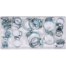 26 SZT OBEJMY SKRĘCANE DO RUR I WĘŻY MIX ROZMIARÓW YT-06782