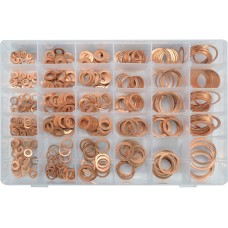 ZESTAW PODKŁADEK MIEDZIANYCH 580  SZT. YT-068711