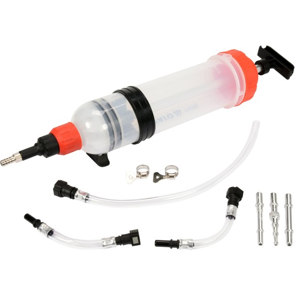 ODSYSARKA RĘCZNA DO PŁYNÓW EKSPLOATACYJNYCH1,5 L  Z  6 ADAPTERAMI YT-07082