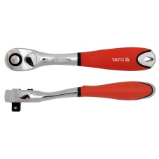 GRZECHOTKA WYGIĘTA, METALOWO-GUMOWA RĘKOJEŚĆ 1/2'' YT-0735