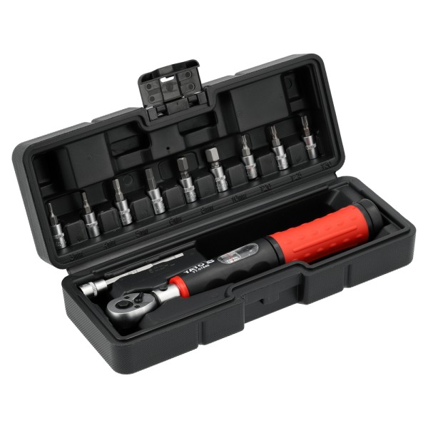 ZESTAW DYNAMOMETRYCZNY PRECYZYJNY ZAWIERA 11 ELEMENTÓW YT-07840