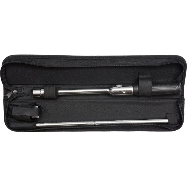 SKŁADANY KLUCZ DO KOŁ SAMOCHODOWYCH W ETUI. NASADKI 17MM, 19MM, 21MM, 23MM YT-08035