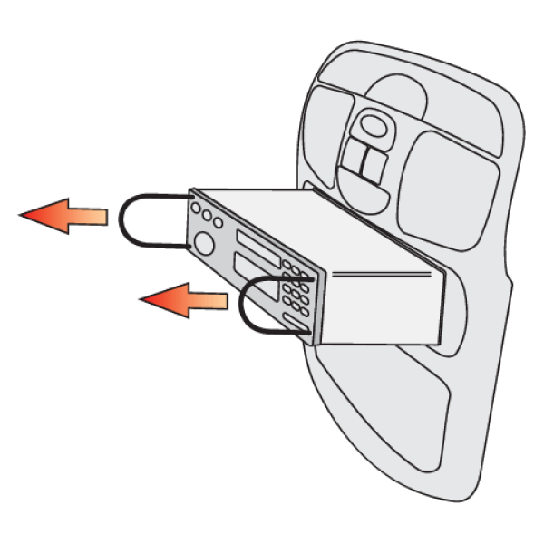 NARZĘDZIA DO DEMONTAŻU RADIOODBIORNIKÓW SAMOCHODOWYCH, ZESTAW 52 SZT. YT-0838