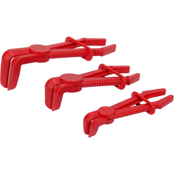 ZACISKI KĄTOWE DO PRZEWODÓW Z CIECZĄ, ZESTAW 3 SZT. YT-08403