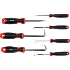 ZESTAW HACZYKÓW Z RĘKOJEŚCIĄ 7 CZ. YT-08425