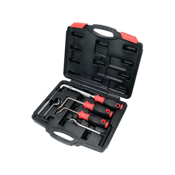 ZESTAW DO DEMONTAŻU USZCZELNIEŃ I ORINGÓW. ZAWIERA 6 ELEMENTÓW. YT-08432