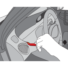 ZESTAW ŚCIĄGACZY DO TAPICERKI I RADIA SAMOCHODOWEGO 19CZ. YT-08442