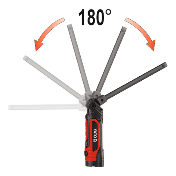 LAMPA WARSZTATOWA 1000LM, STACJA ŁADOWANIA YT-085172