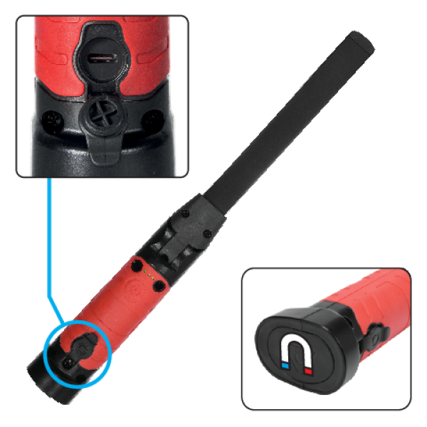 LAMPA WARSZTATOWA COB LED 5W + 3W YT-08518