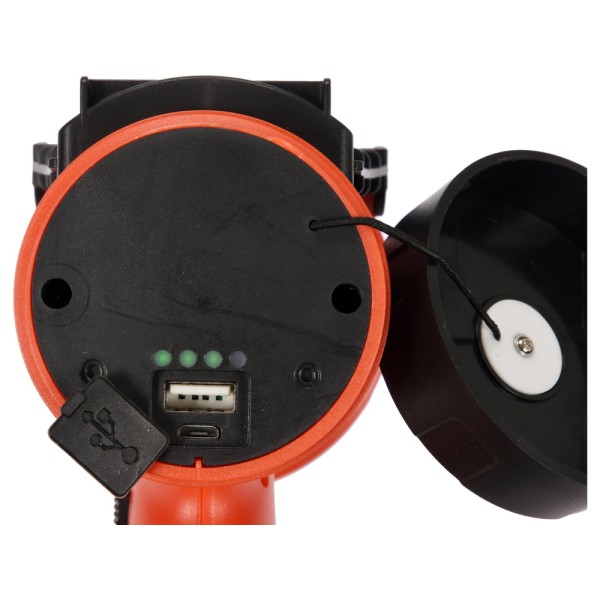 SZPERACZ PISTOLETOWY 15W, 1200LM, IP68, AKUMULATOROWY, ZASIĘG 250M, LI-ION 3,7V 4400MAH YT-08551