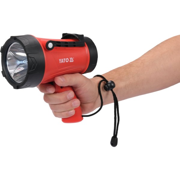 SZPERACZ PISTOLETOWY 15W, 1200LM, IP68, AKUMULATOROWY, ZASIĘG 250M, LI-ION 3,7V 4400MAH YT-08551