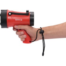 SZPERACZ PISTOLETOWY 15W, 1200LM, IP68, AKUMULATOROWY, ZASIĘG 250M, LI-ION 3,7V 4400MAH YT-08551